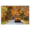 1000 Piece School Bus Large Piece Jigsaw Puzzles for Adults Educational Toy for Kids Creative Games Entertainment Wooden Puzzles Home Decor view 1