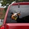 Ocean Gift Cow Car Decals, Wall Decals Stickers Pack of 2 - Realistic Car Stickers Design Series 12 Size 12" x 12" view 1