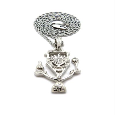 Insane Clown Posse Joker Cards ICP Pendant 2mm 18" 20" 24" Stainless Steel Rope Chain Necklace (20, RC4243)