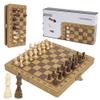 15 Inch Chess Set, Magnetic Chess Borad Classic Chess Game Set with Pieces Storage for Family Game Night Ideal Chiristams Gift for Families view 1