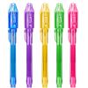 STENDA Invisible Spy Ink Pen 5 PCS, With UV Pen Light, Party Favors for Kids 8-12, Stocking Stuffers for Christmas, provide Thanksgiving, Halloween for Boys Girls Goodie Bag view 1