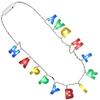 blinkee 2 Pieces Multicolor LED Happy Birthday Lights Necklace view 2