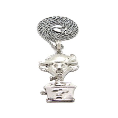 Insane Clown Posse Joker Cards ICP Pendant 2mm 18" 20" 24" Stainless Steel Rope Chain Necklace (20, RC4245)