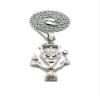 Insane Clown Posse Joker Cards ICP Pendant 2mm 18" 20" 24" Stainless Steel Rope Chain Necklace (24, RC4243) view 1