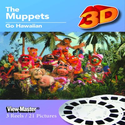 Muppets Go Hawaiian -ViewMaster - 3 Reels 21 3D Images