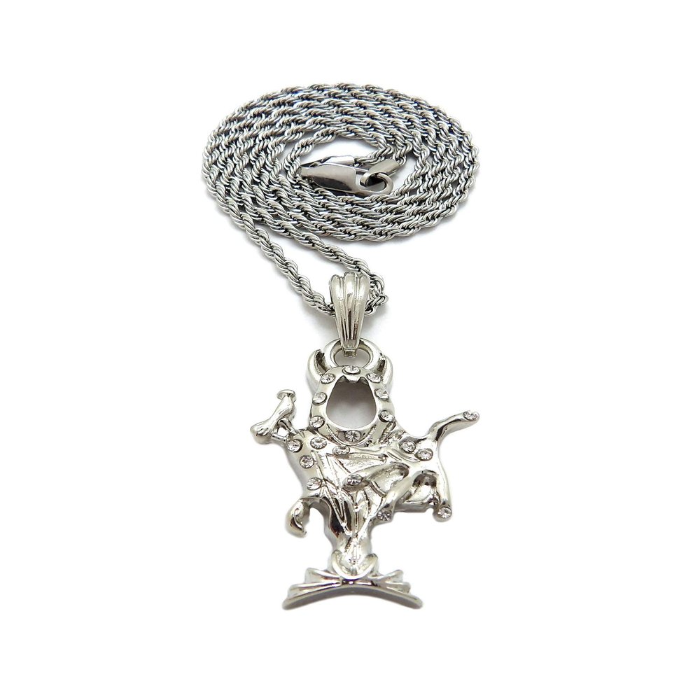 Insane Clown Posse Joker Cards ICP Pendant 2mm 18" 20" 24" Stainless Steel Rope Chain Necklace (24, RC4244)