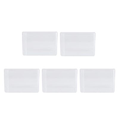 Cabilock 5pcs Transparent Figurine Display Cases for Collectibles Model Storage Box for Dolls Statues and Models Display for Decor