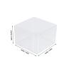 Cabilock 5pcs Transparent Figurine Display Cases for Collectibles Model Storage Box for Dolls Statues and Models Display for Decor view 3