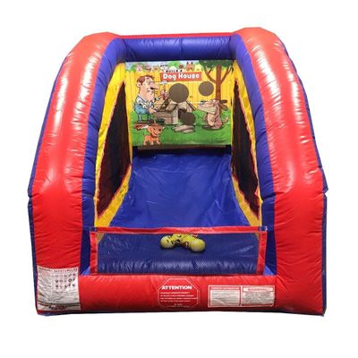 Build A Dog House Ultralite Sealed Air Frame Game | Ball and Bag Toss | Includes Frame, Panel, Built-in Blower, Balls, and Bag | for Backyards, Carnivals, Schools, Birthday Parties