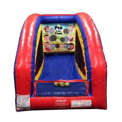 Pie in The Face Ultralite Sealed Air Frame Game | Ball and Bag Toss | Includes Frame, Panel, Built-in Blower, Balls, and Bag | for Backyards, Carnivals, Schools, Birthday Parties