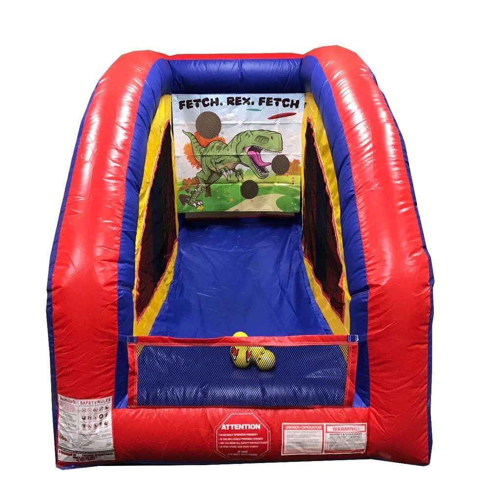 Fetch Rex Ultralite Sealed Air Frame Game | Ball and Bag Toss | Includes Frame, Panel, Built-in Blower, Balls, and Bag | for Backyards, Carnivals, Schools, Birthday Parties