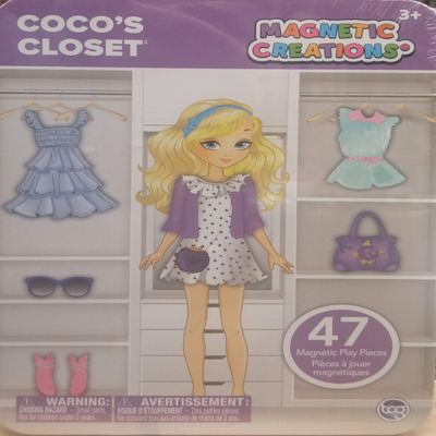 Magnetic Creations Cocos Closet 47 Magnetic Play Pieces