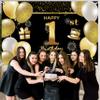 1st Happy Birthday Banner - Decorations for Men's Birthday Party view 3