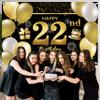 22nd Happy Birthday Banner - Decorations for Men - Party Backdrop view 3