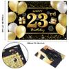 23rd Happy Birthday Banner - Decorations for Men - Party Backdrop view 2