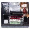 Boland 10239349 45095 Zombie Set Fat Make Theatre Blood, Liquid Latex, 1 Bag of Scary Meat, 1 Sponge, 1 applicator, 1 Zip, Multicoloured, Standard Size view 1