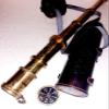 Ganga Nautical Brown Antique Brass Nautical - 16 inches Antique Telescope Spyglass Replica in Leather Box Hand held Spy Glass Sailor s Dcor view 3