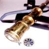 Ganga Nautical Brown Antique Brass Nautical - 16 inches Antique Telescope Spyglass Replica in Leather Box Hand held Spy Glass Sailor s Dcor view 4