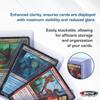 BCW Premium 3x4 Topload Card Holders  50 Pack | Ultra-Clear 20PT Rigid PVC Protectors | Heavy-Duty Card Holders for Standard Trading Cards, Sports Cards, MTG, Pokmon & More view 4