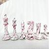 4" Hand Painted Premium Wood Art - Weighted Chessmen - Professional Staunton Chess Pieces Set | Luxury Chess Set | 2 Extra Queens view 3