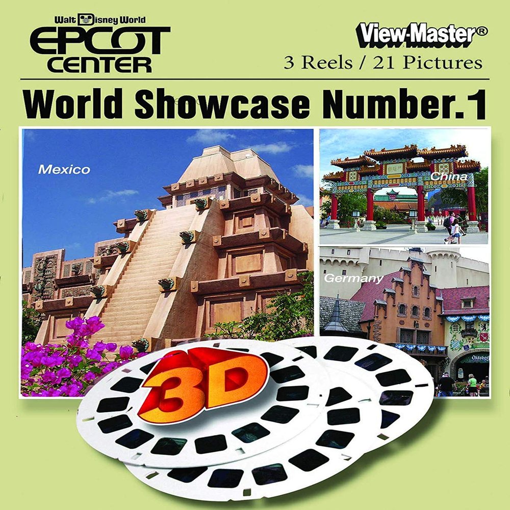 Walt Disney World Epcot Center World Showcase #1 - View-Master 3 Reel Set