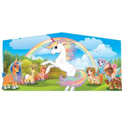TentandTable Modular Art Panel for Bounce Houses, Slides, or Combos | Unicorn | Fits Most 13-Foot Wide Commercial Inflatables