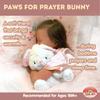 Cuddle Barn - Paws for Prayer Bunny | Animated Singing Bunny Stuffed Animal Plush Toy Prays Lights Up and Sings This Little Light of Mine, 10 inches view 2