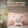 Cuddle Barn - Paws for Prayer Bunny | Animated Singing Bunny Stuffed Animal Plush Toy Prays Lights Up and Sings This Little Light of Mine, 10 inches view 4