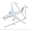 Daron Toy Airplane  Emirates 777x  Die-Cast Metal Model Airplane Toy with Plastic Parts for Kids Ages 3+ view 3
