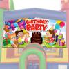 TentandTable Modular Art Panel for Bounce Houses, Slides, or Combos | Dinosaur | Fits Most 13-Foot Wide Commercial Inflatables view 3