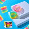 The Dreidel Company Plastic Coil Spring, Glow-In-The-Dark Magic Rainbow Slingy, Party Favor, Birthday Bag Filler, Stocking Stuffers, 3" (80MM) (Single) view 3