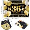 36th Birthday Banner - Decorations for Men's Party Backdrop view 2