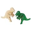 Colorations DYO Craft - 3D Wooden Dinosaur Puzzles, Set of 4 Designs view 2