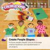 Colorations Multicultural Big People Shapes Set of 24, Multicultural Glossy Card, Skin Color Paper, Kids Around The World, Cardboard People, People Shapes, Multicultural, Diversity view 2