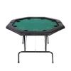 LUCKYERMORE Poker Table 8 Player 48 Octagon Folding Texas Poker Blackjack Game Table with Cup Holder view 3