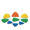 Excellerations Primary River Stones - Set of 18, Non-Slip Stepping Stones in Four Graduated Heights for Active Play, Lightweight and Stackable, Develop Gross Motor Skills, Balance, & Coordination view 3
