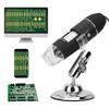 USB Digital Microscope 600X Magnification with 8 LEDs & Metal Stand Mini Camera Compatible Android 7/8/10 for Kids Students Adults Science Projects view 2