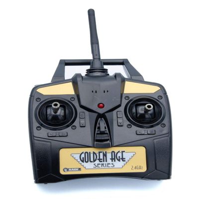 Rage R/C A1290 2.4Ghz 4-Channel Transmitter; Golden Age Series, Mode 2 (No Built-in Charger)