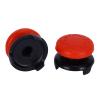 ASHATA 2Pcs Thumbstick for 3D Texture Thumb Grip Stick Joystick Thumbstick for PS 5 Controller Red view 1