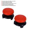 ASHATA 2Pcs Thumbstick for 3D Texture Thumb Grip Stick Joystick Thumbstick for PS 5 Controller Red view 2