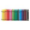 30 colourful wax crayons for children and adults, Art Supplies, in a practical cardboard tube shaped case. Quality wax pencils view 2