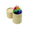 30 colourful wax crayons for children and adults, Art Supplies, in a practical cardboard tube shaped case. Quality wax pencils view 3