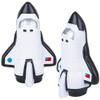 ArtCreativity Squish Space Shuttle, Set of 2, Slow Rising Squeezy Space Themed Stress Relief Toys for Kids, 4.75 Inch Squeezable Outer Space NASA Party Favors and Desk Decorations view 1