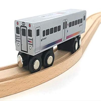 NJT Munipals MP04-1102 Comet V Commuter New Jersey Transit Wooden Railway Compatible