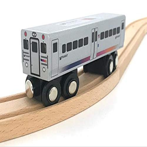 NJT Munipals MP04-1102 Comet V Commuter New Jersey Transit Wooden Railway Compatible