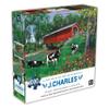 1000 Piece Puzzle for Adults J. Charles Time for A Lil Fishin!, 27x20 inch Country Jigsaw by KI Puzzles,AZ-02552 view 2