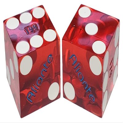 Matching Genuine Las Vegas Casino Dice - Wide Selection Authentic Casino Craps Dice Pairs with Matching Serial Numbers, Ideal for Collectors & Discerning Players