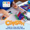 POPULAR PLAYTHINGS Clipstix Building Sticks Kit for Kids, Construction Stem Building Gift for Boys & Girls, Playstix - 100 Piece view 2