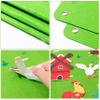 WATINC Farm Animals Felt Story Board Set 3.5Ft 38Pcs Preschool Farmhouse Themed Storytelling Flannel Barnyard Domestic Livestock Early Learning Interactive Play Kit Wall Hanging Gift for Kids view 3