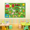 WATINC Farm Animals Felt Story Board Set 3.5Ft 38Pcs Preschool Farmhouse Themed Storytelling Flannel Barnyard Domestic Livestock Early Learning Interactive Play Kit Wall Hanging Gift for Kids view 4